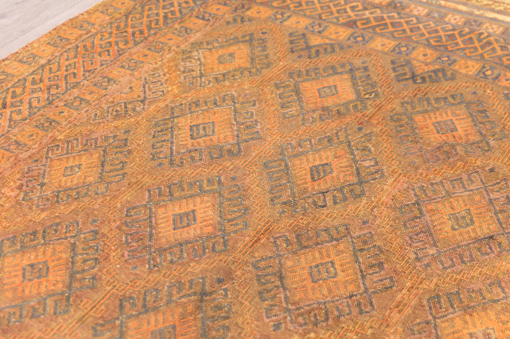 Semi-Antique Persian Sumak Wool Rug c.1940's  254cm x 177cm