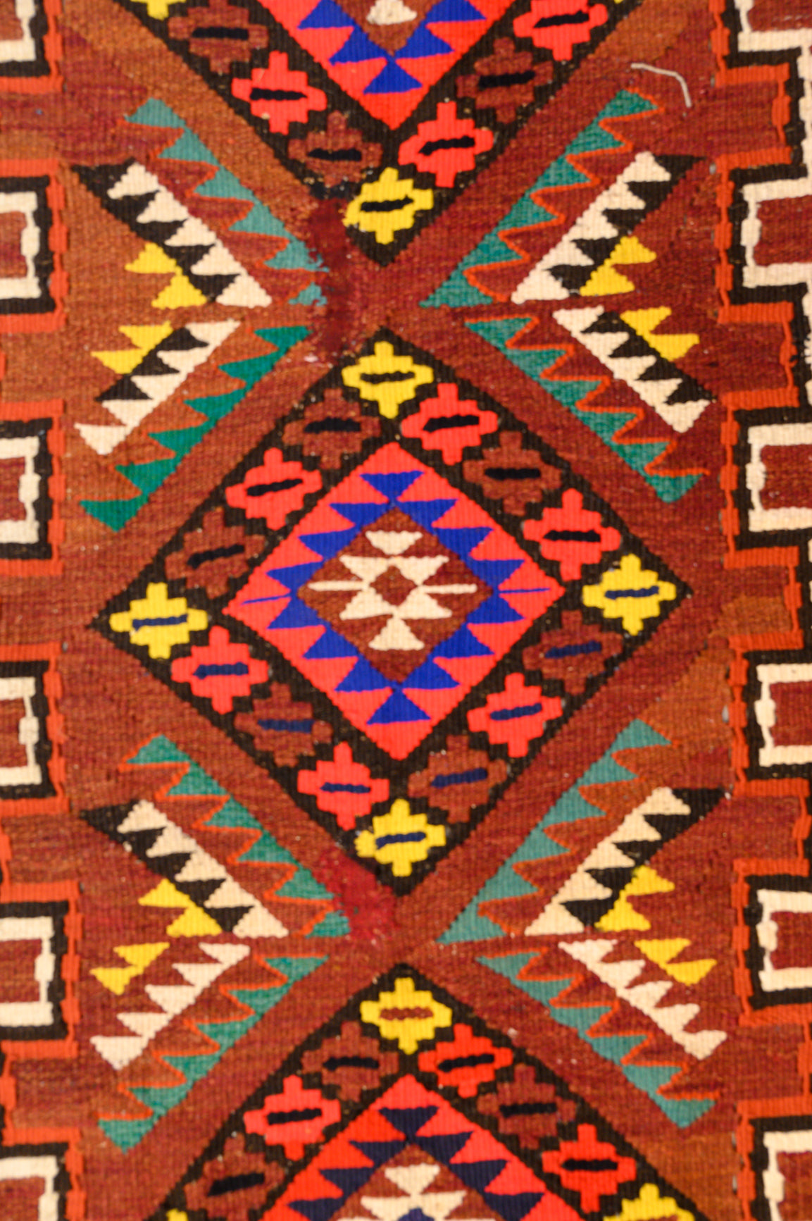 Fine Vintage Turkish Wool Kilim 264cm x 135cm