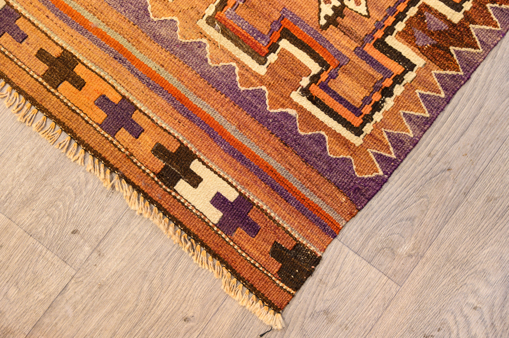 Fine Vintage Turkish Kilim 372cm x 159cm