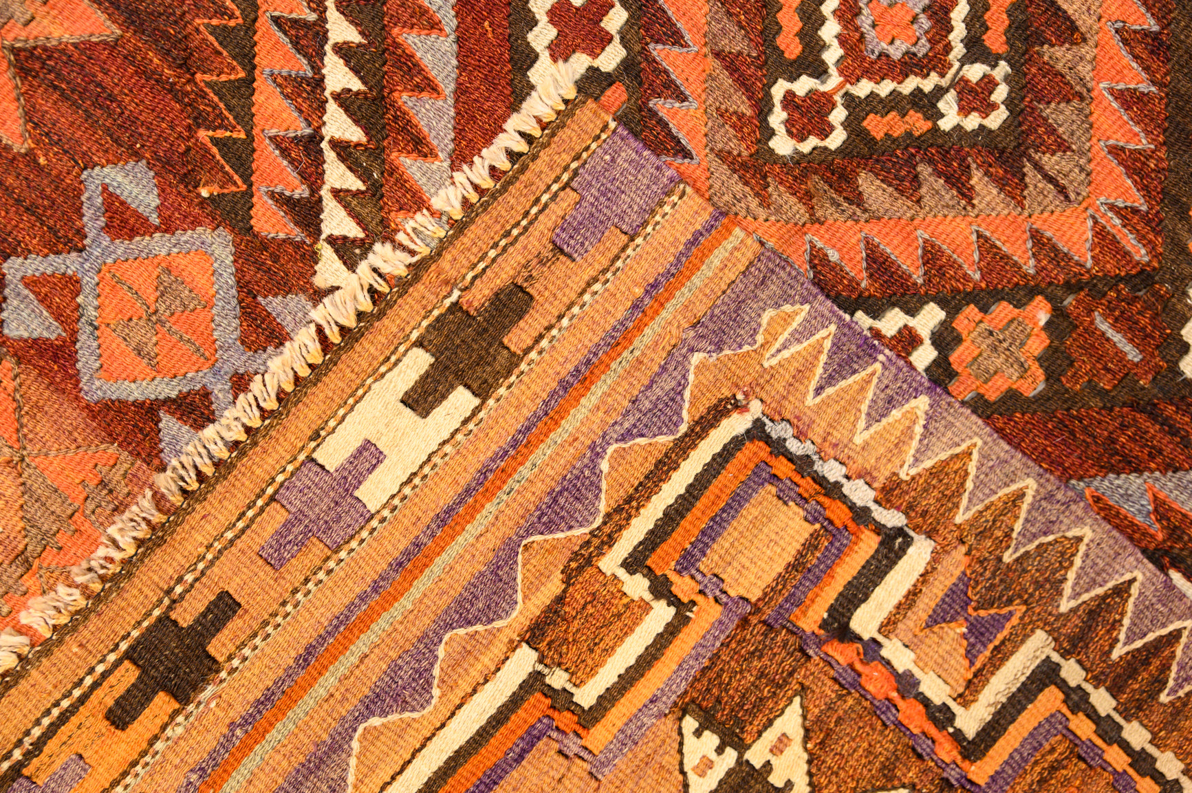 Fine Vintage Turkish Kilim 372cm x 159cm