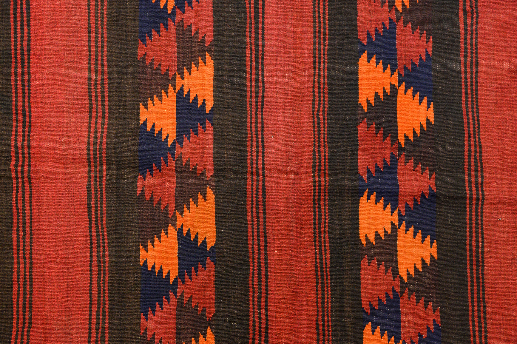 Red Vintage Persian Kilim 216cm x 122cm