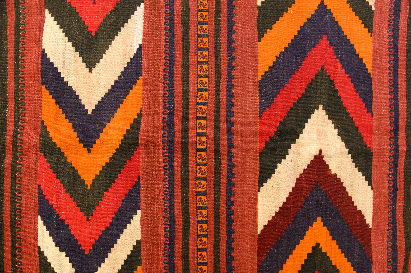 Red Persian Kilim 190cm x 107cm