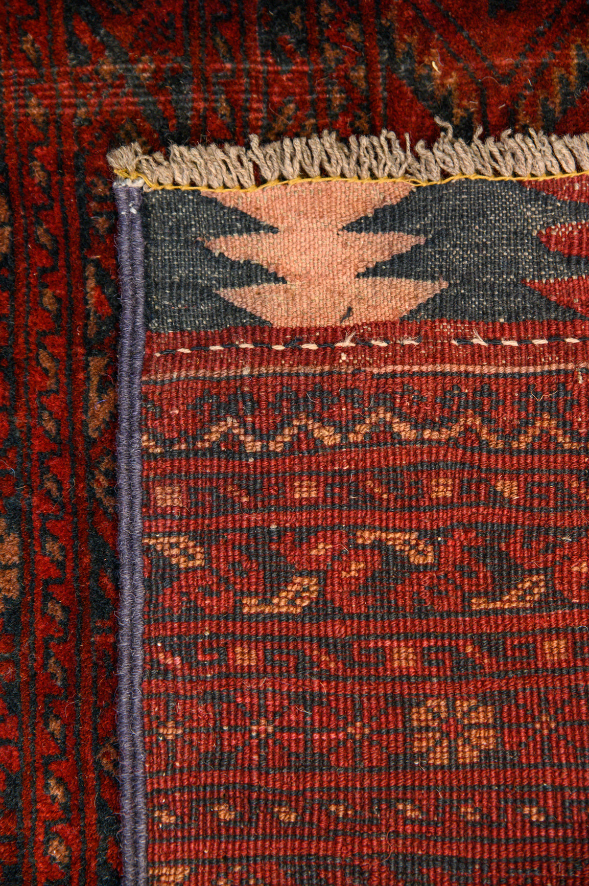 XL Vintage Afghan Turkoman Wool Runner 562cm x 72cm