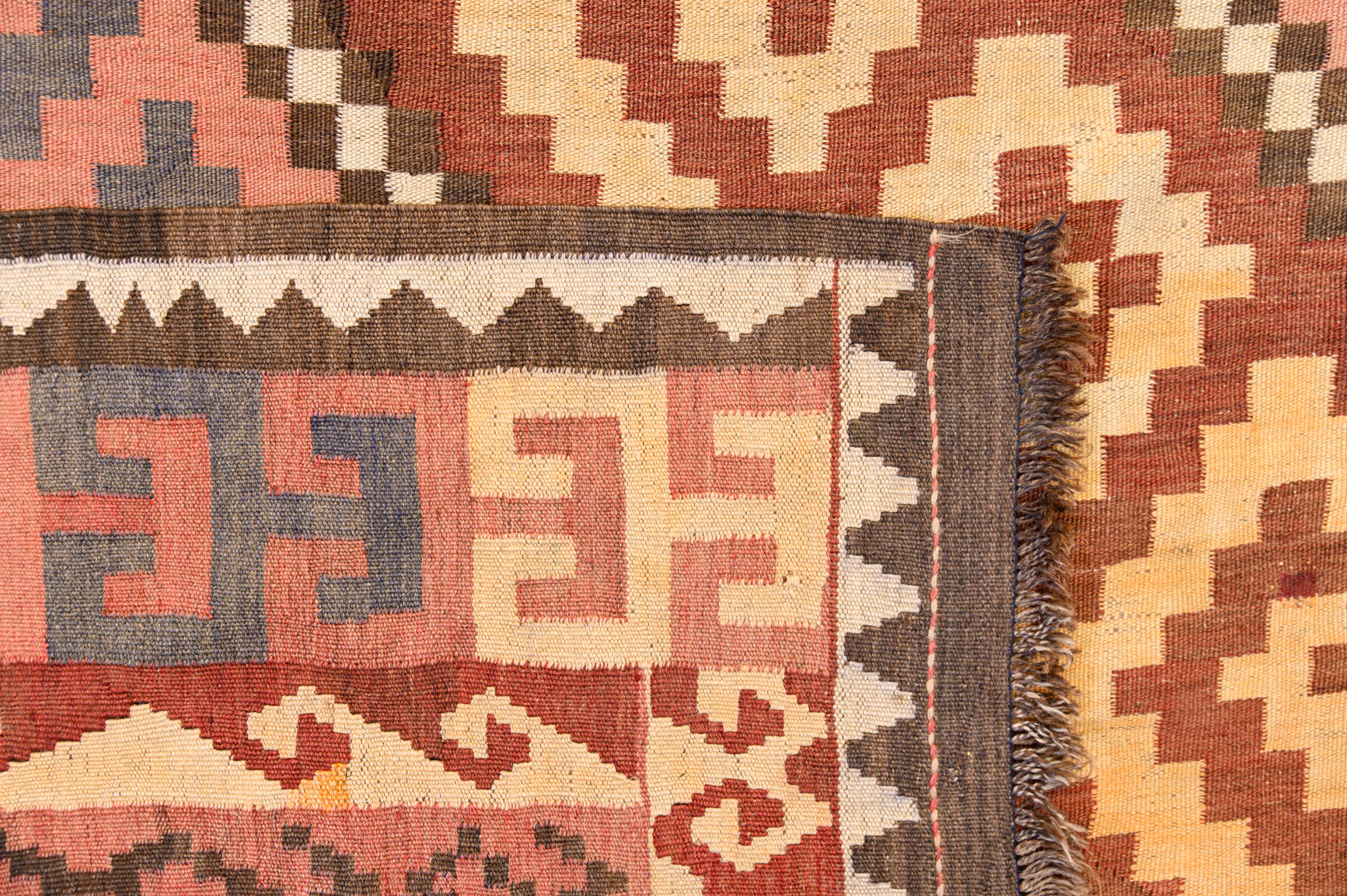 XL Muted c.1950's Persian Kilim  384cm x 250cm