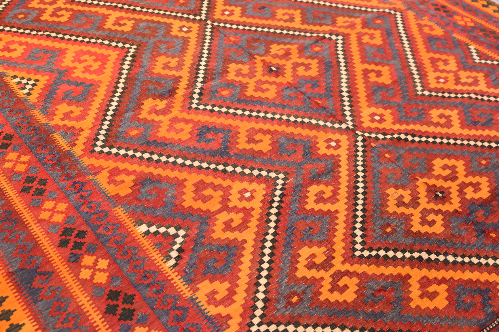 XL Vintage c.1970's Persian Kilim 387cm x 269cm
