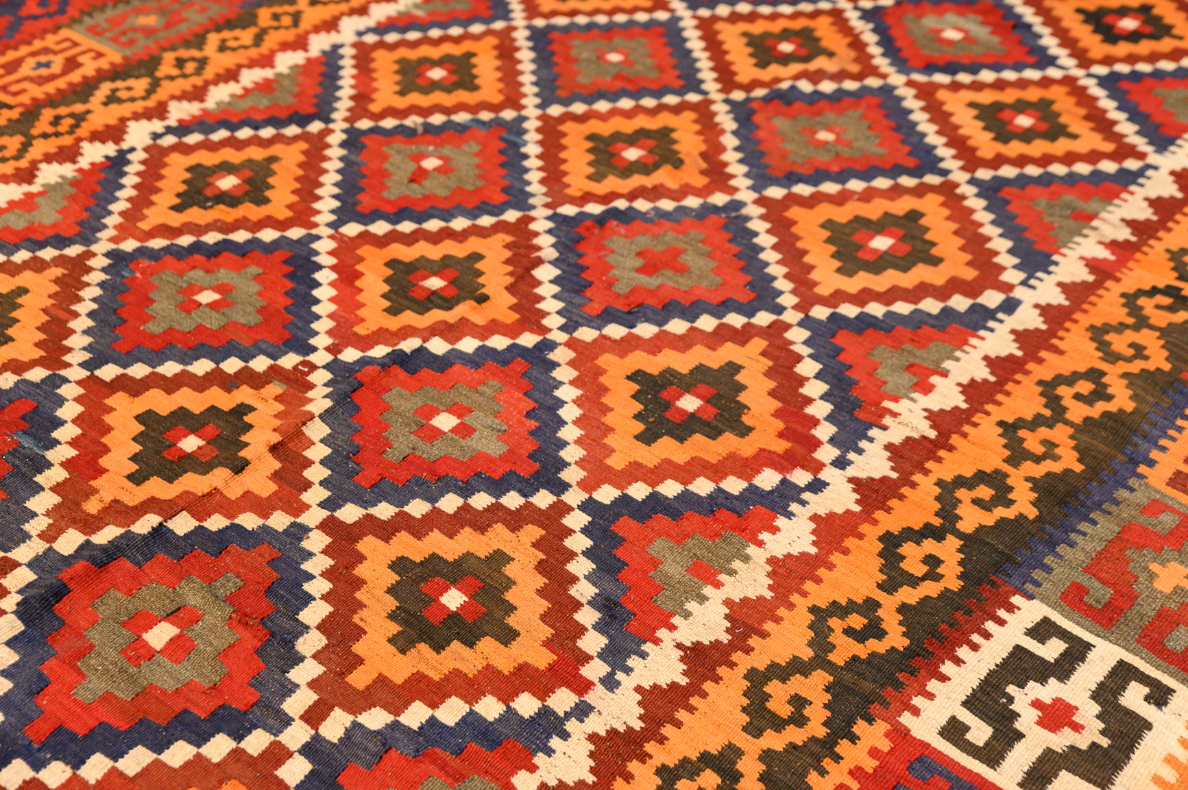Vintage c.1980's Persian Kilim 358cm x 253cm
