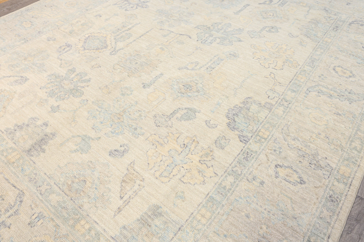 Muted Afghan Chobi Wool Rug 300cm x 248cm
