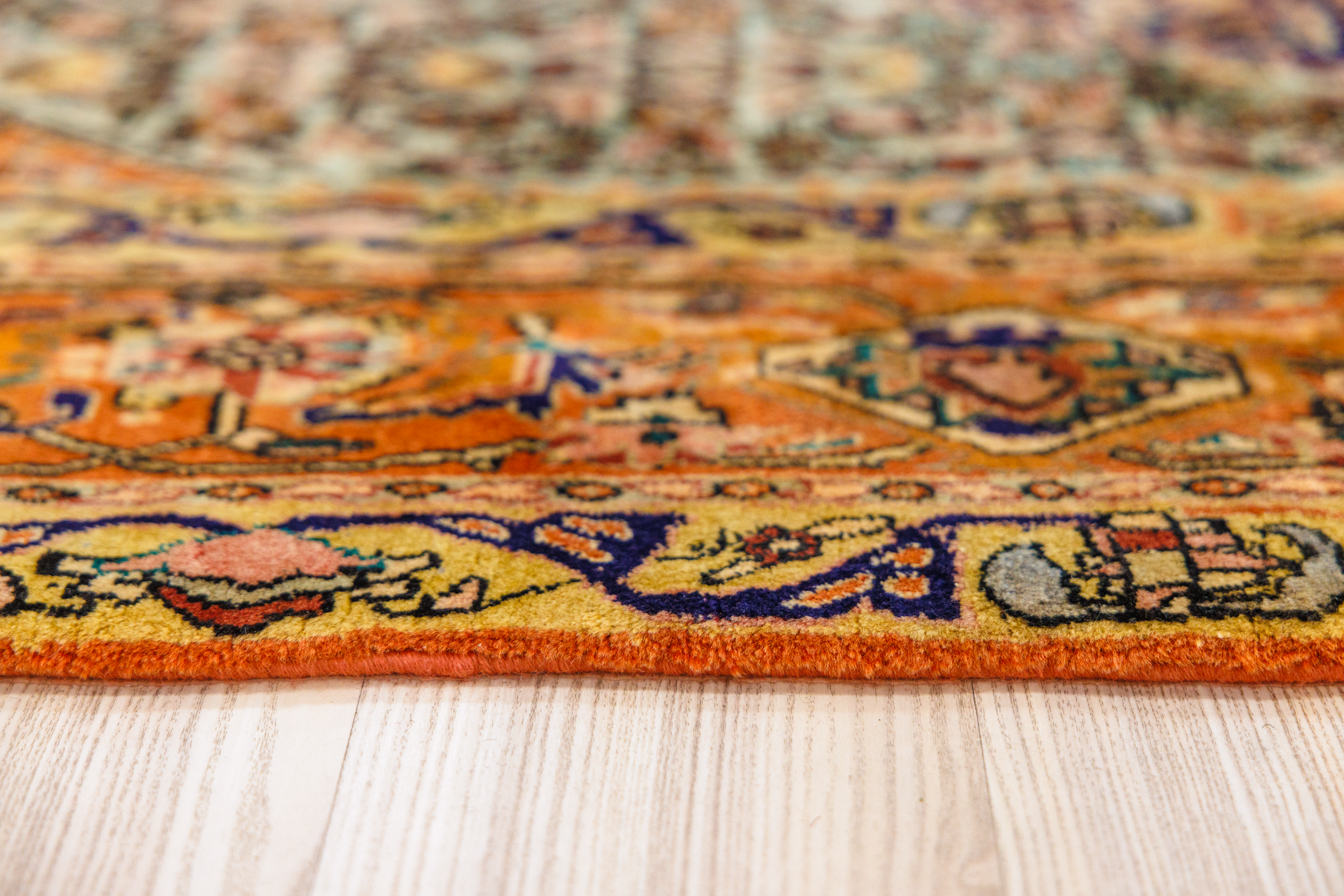 Terracotta Very Fine Persian Bijar Wool Rug 415cm x 315cm