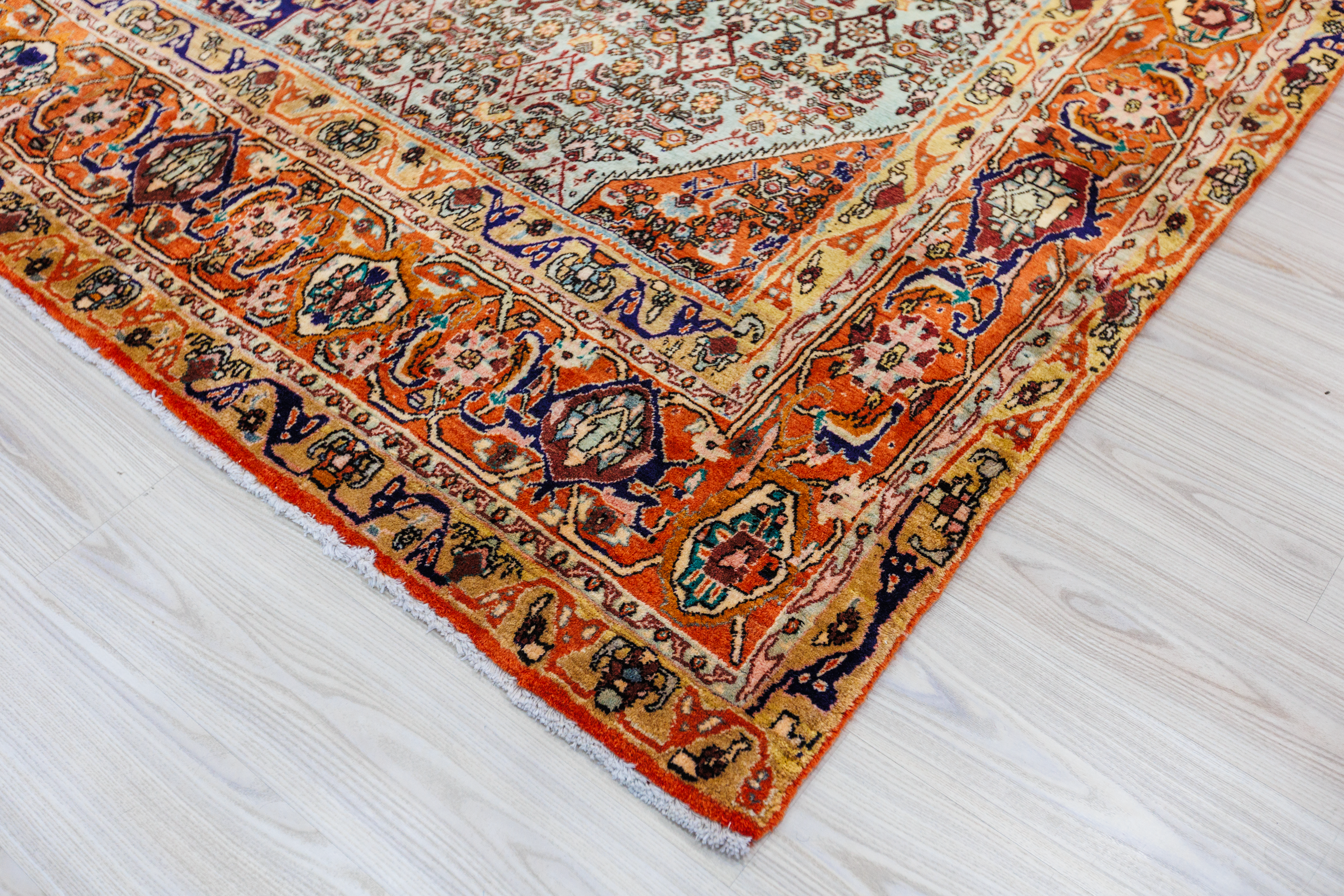 Terracotta Very Fine Persian Bijar Wool Rug 415cm x 315cm