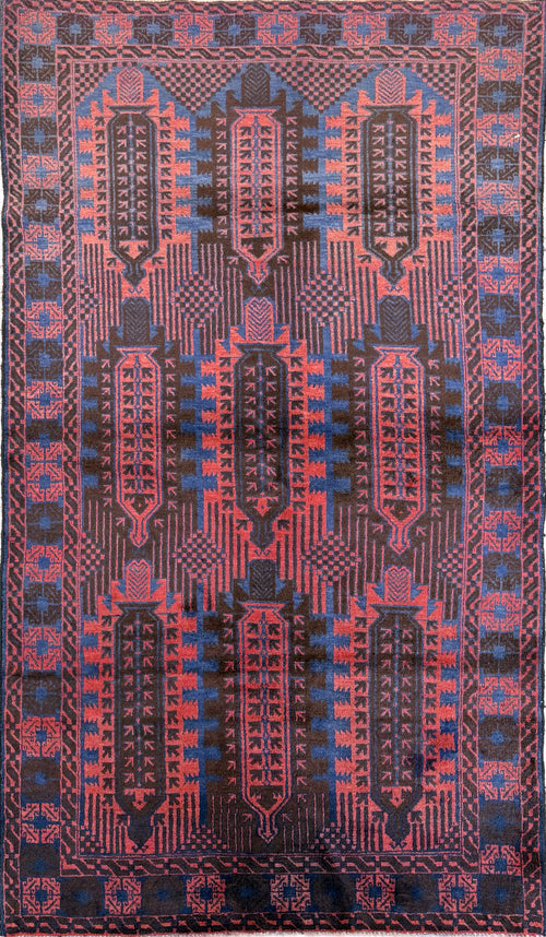 Vintage c.1970’s Persian Baluchi Wool Rug 193cm x 115cm