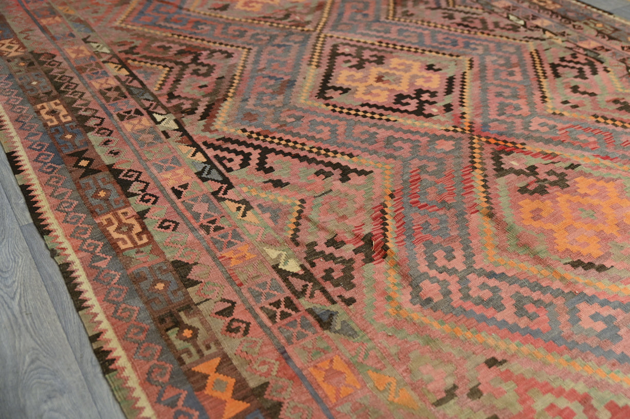 XL Vintage c.1950's Persian Kilim 500cm x 256cm