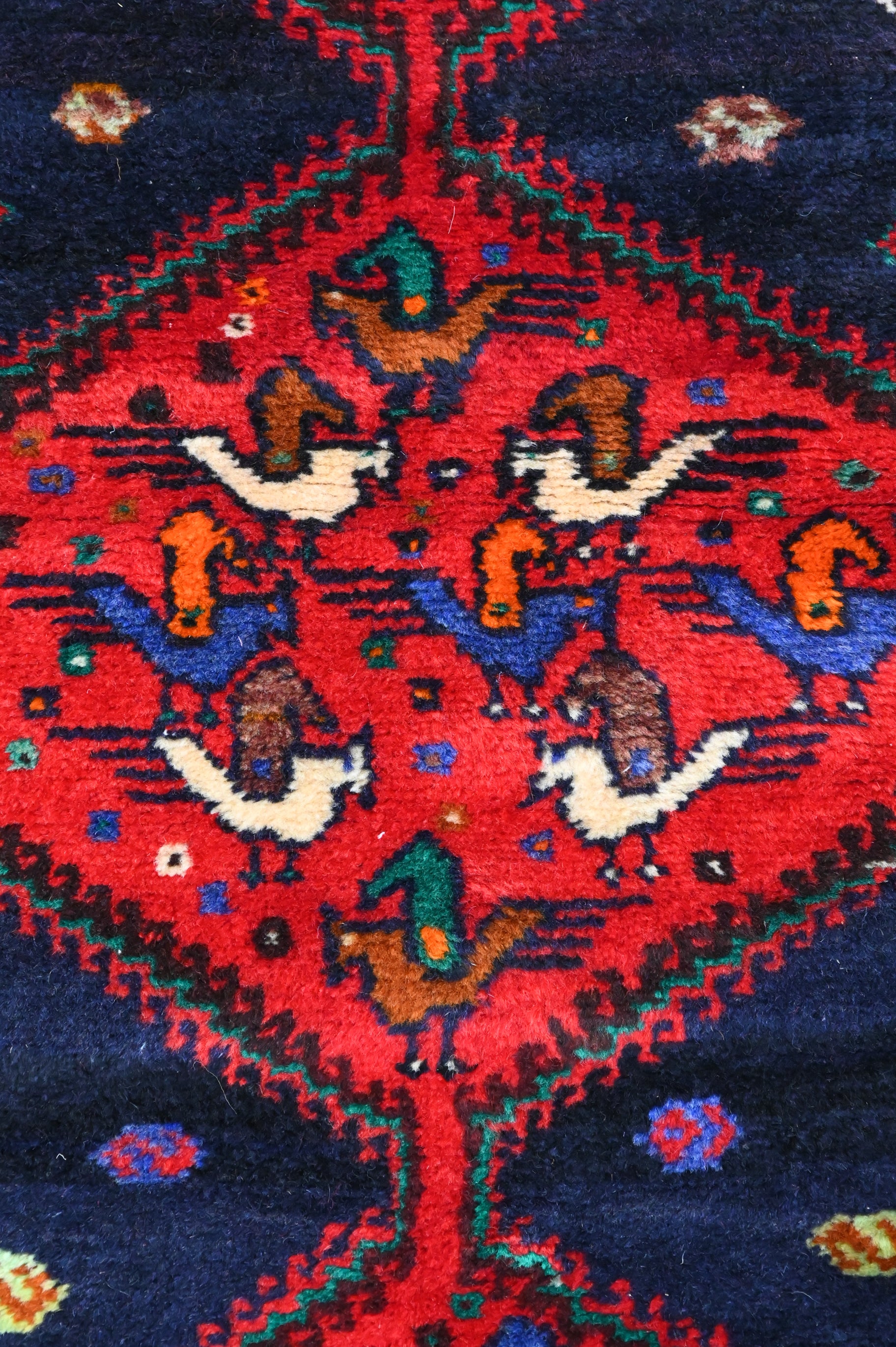 Persian Tribal Navy Rug 157cm x 95cm