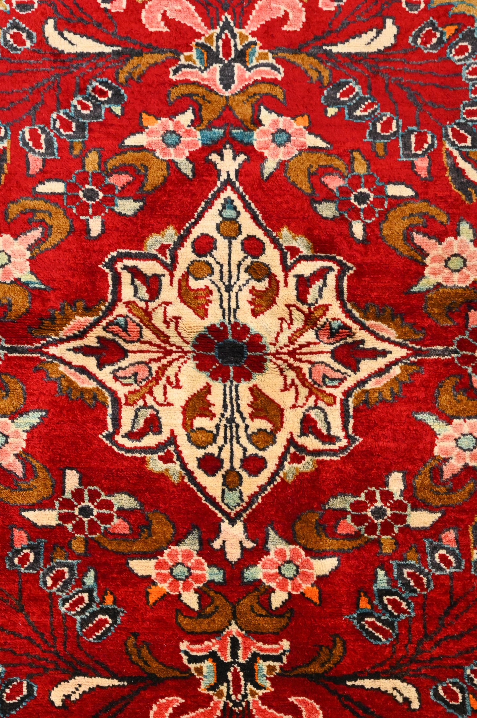 Red Persian Hamadan Wool Rug 160cm x 110cm