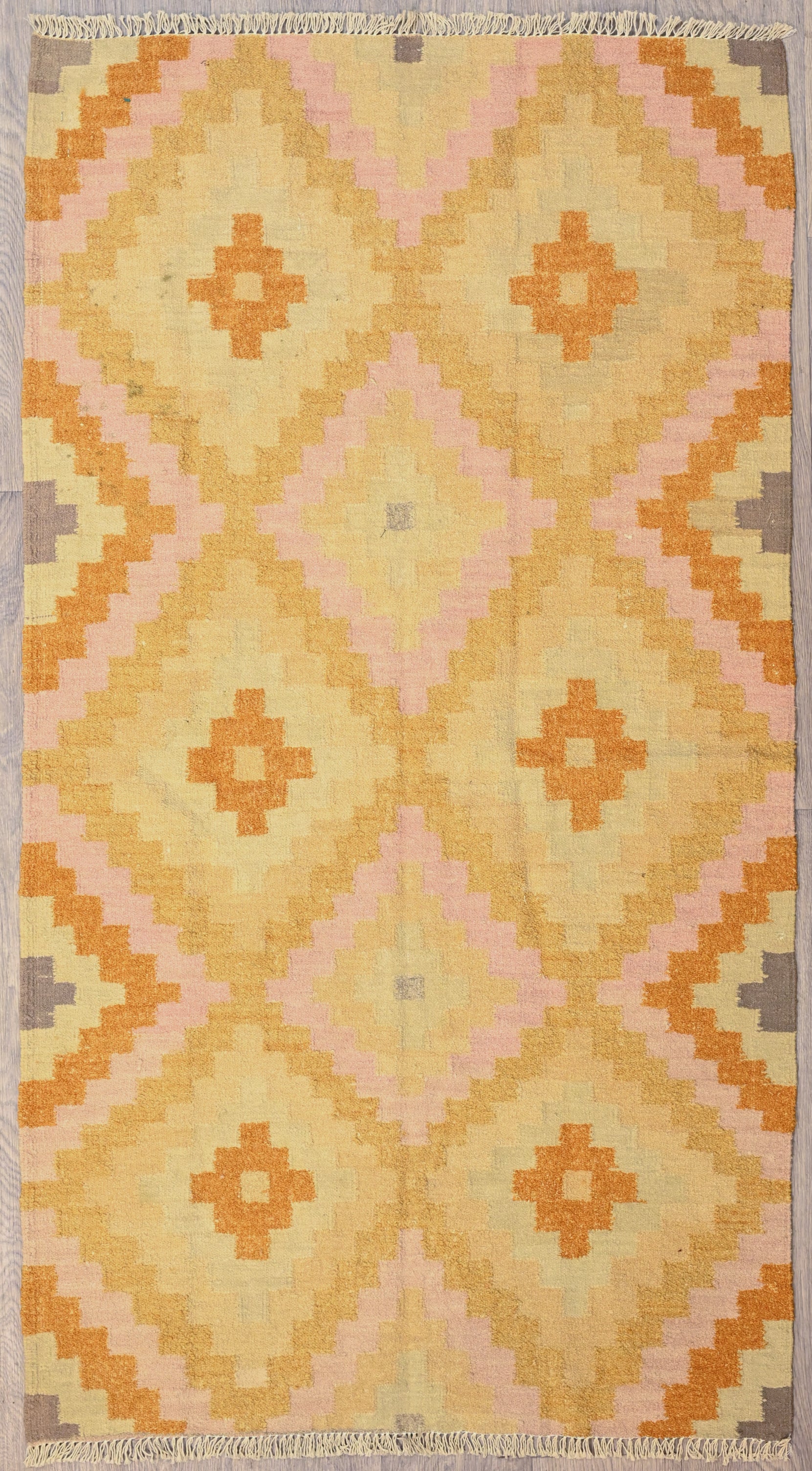 Pastel Boho Kilim 189cm x 104cm