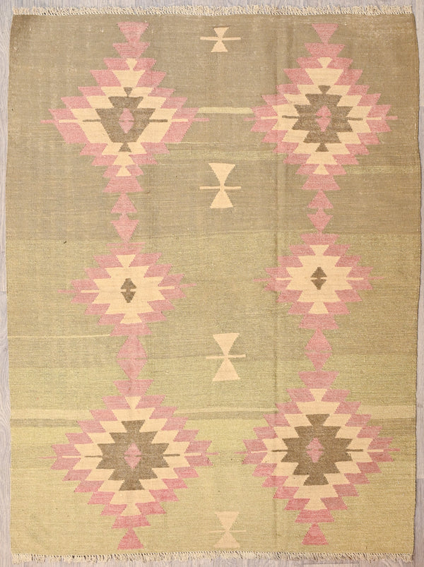 Pastel Boho Kilim 194cm x 148cm