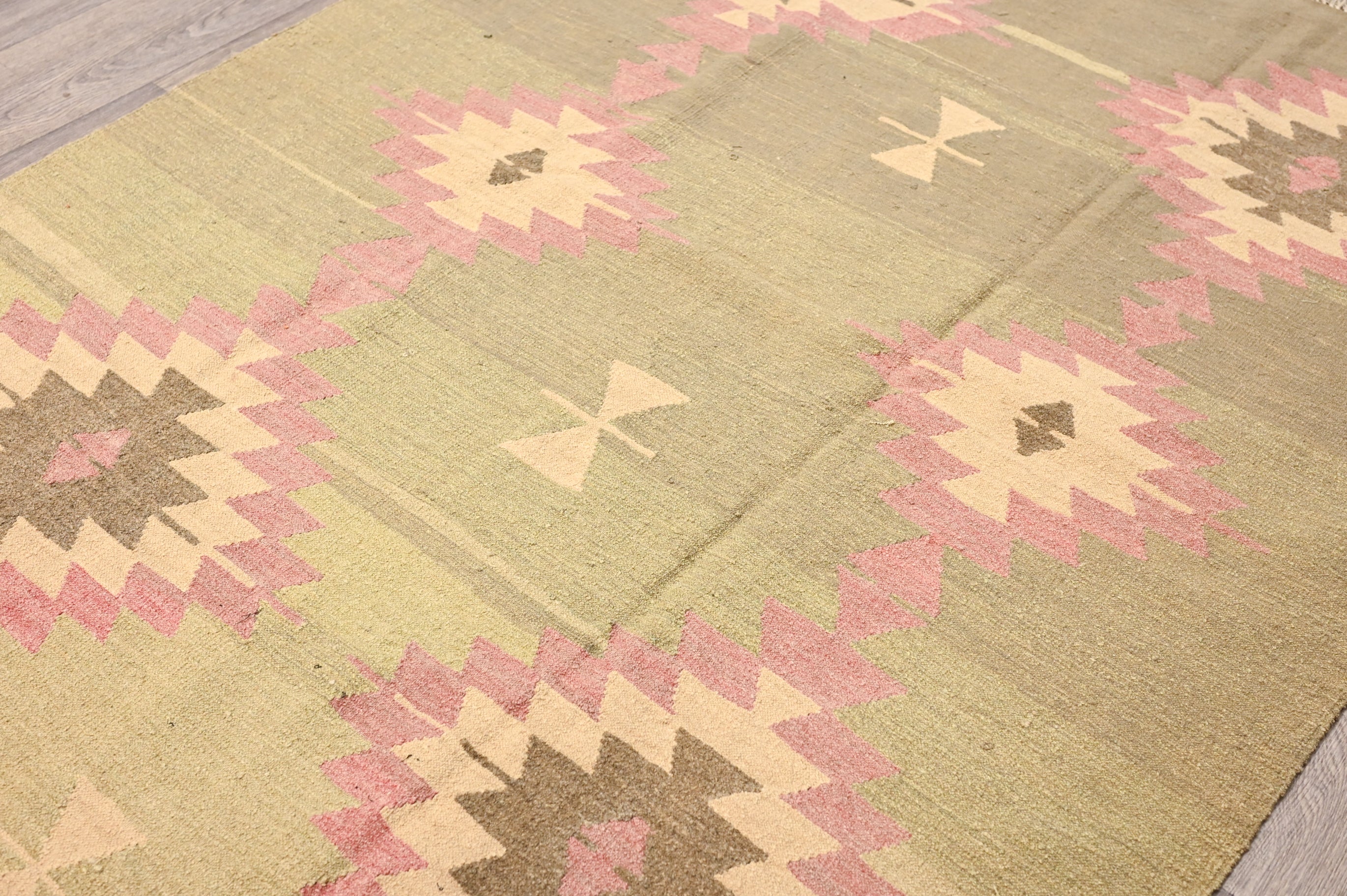 Pastel Boho Kilim 194cm x 148cm