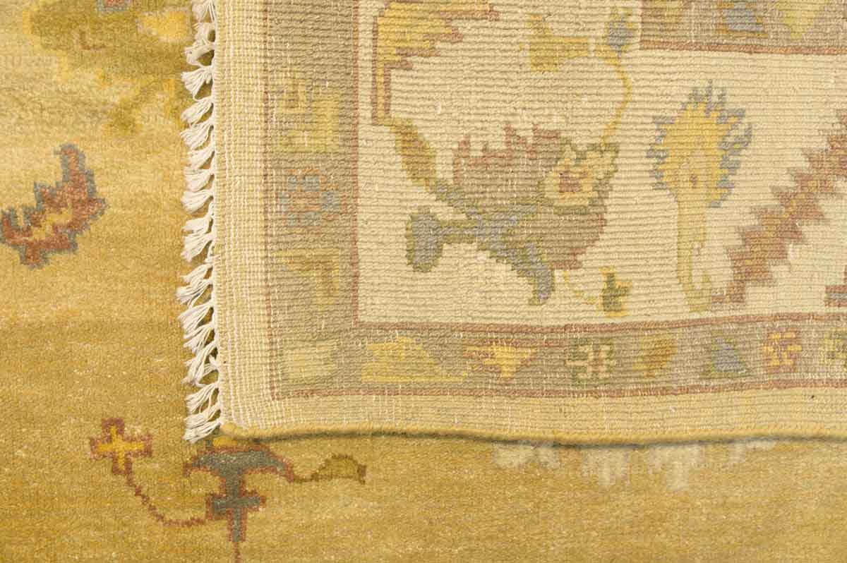 Beige Cream Indo Chobi Wool Rug 242cm x 312cm