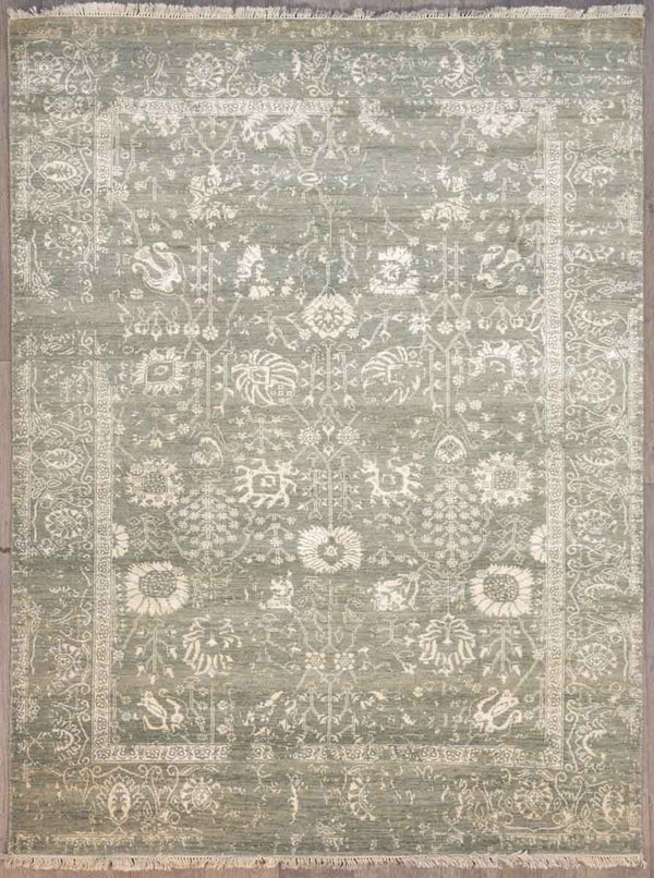 Grey Paris Contemporary Silk n Wool Rug  226cm x 172cm