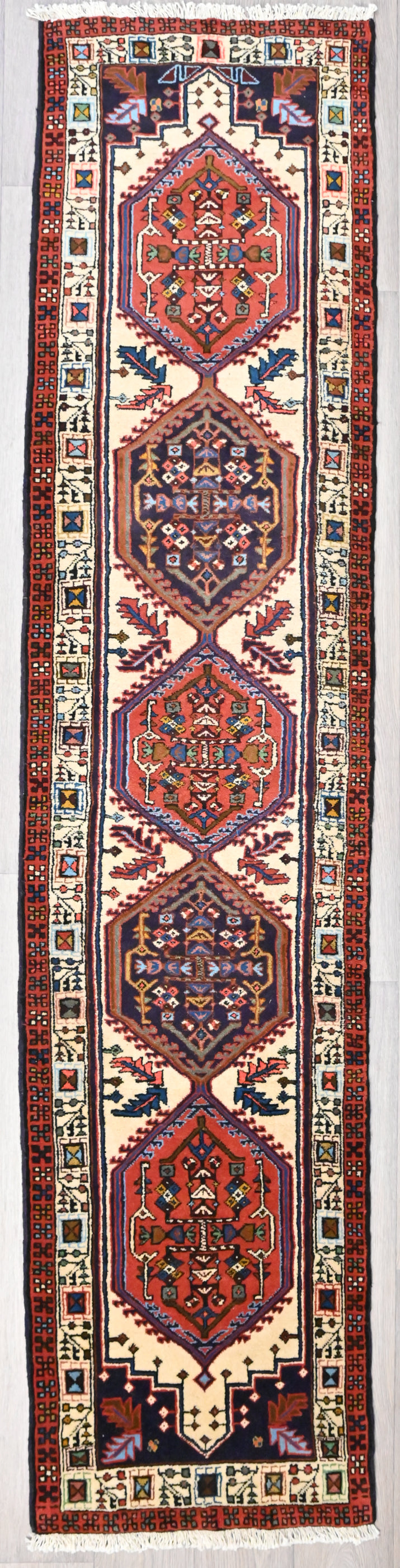 Tribal Persian Ardabil Wool Runner 295cm x 70cm