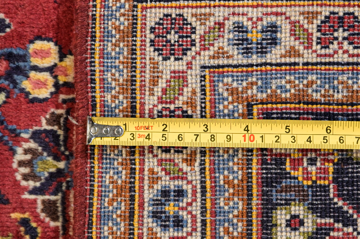 Faded red Vintage Classic Persian Kashan 330cm x 200cm