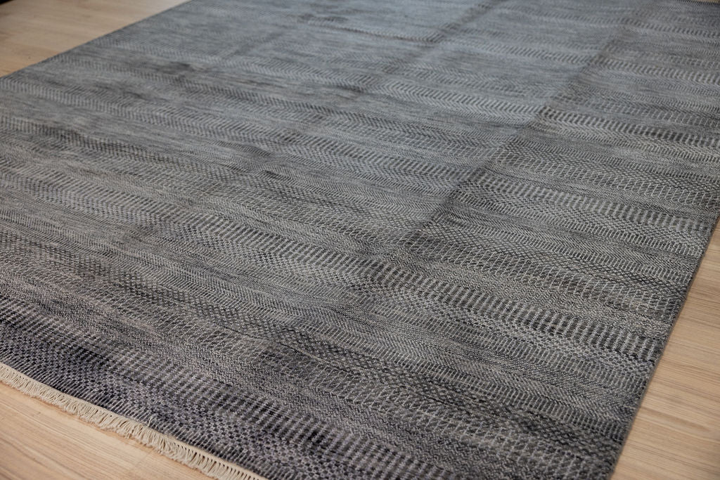 Grey Ara Contemporary Wool Rug 308m x 242cm