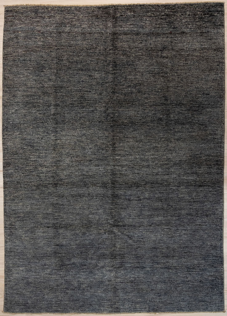 Charcoal Modern Gabbeh Wool Rug 264cm x 190cm