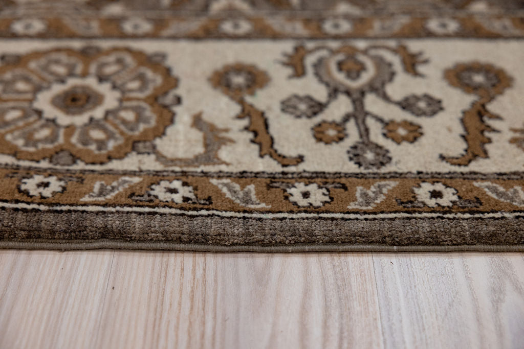 Dark Grey Afghan Chobi Wool Rug 205cm x 152cm
