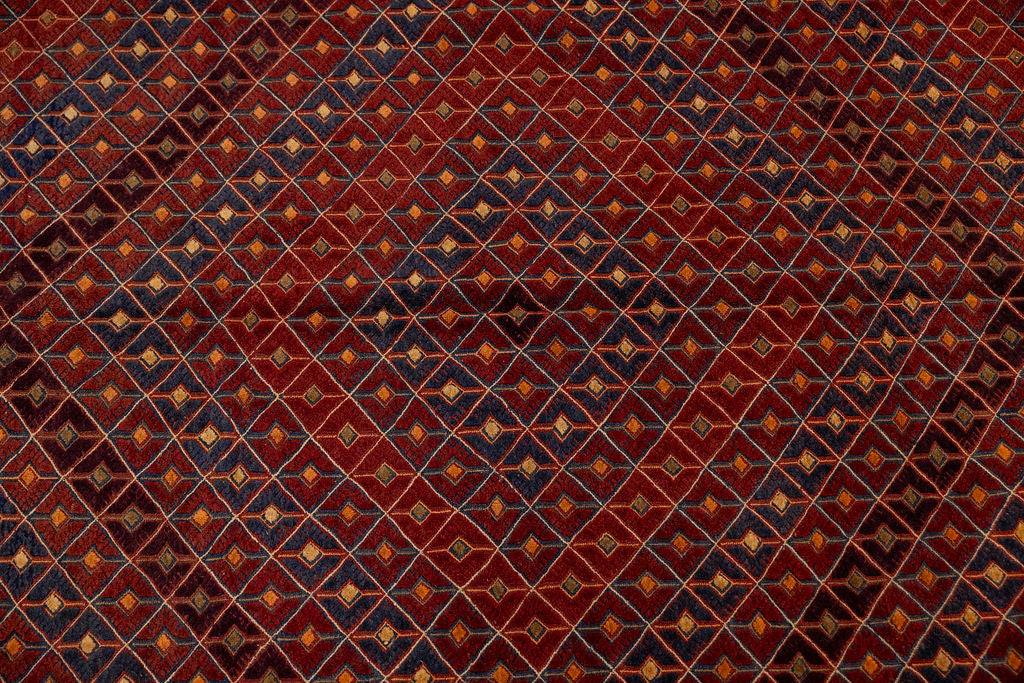 Red Persian Meshwani Wool Rug 280cm x 210cm