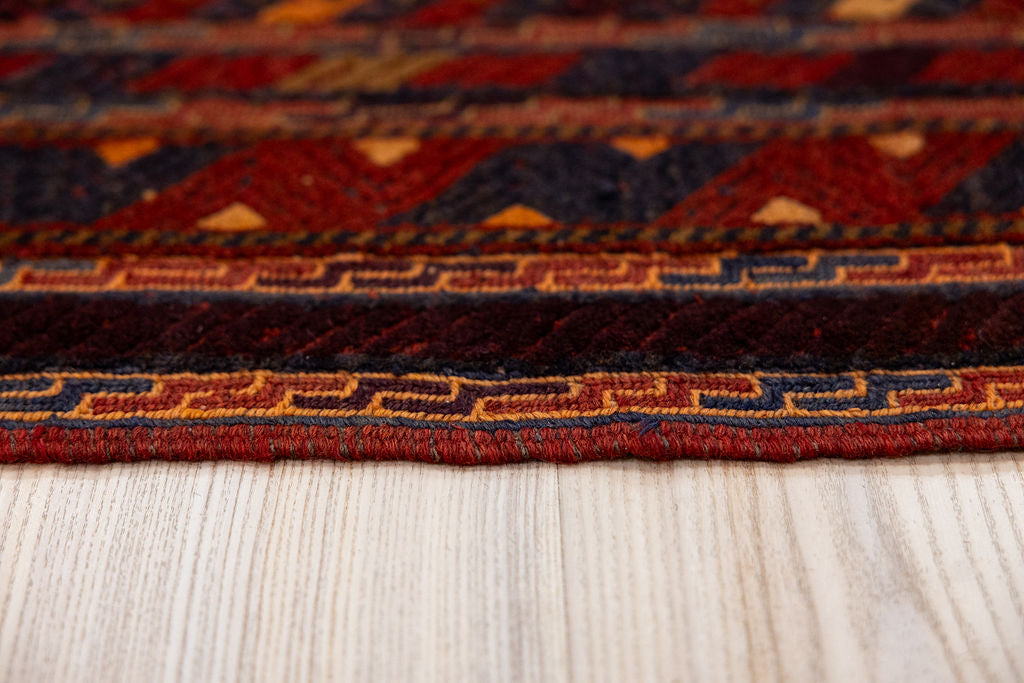 Red Persian Meshwani Wool Rug 280cm x 210cm