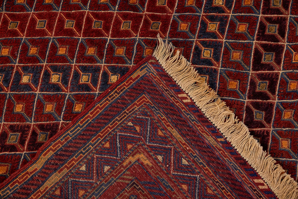 Red Persian Meshwani Wool Rug 280cm x 210cm
