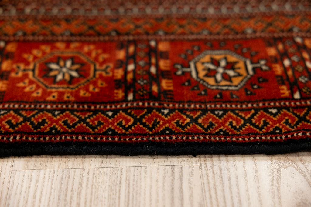 Vintage Afghan Bokhara Wool Rug 293cm x 200cm