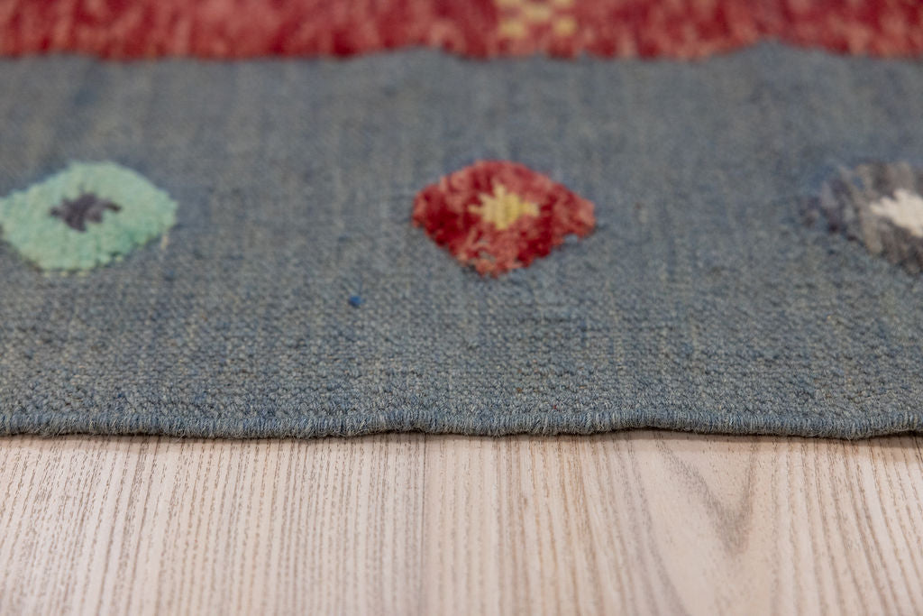 Grey Barjasta Afghan Wool Kilim 293cm x 206cm