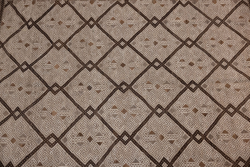 Earthy Persian Sumak Wool Rug 296cm x 247cm