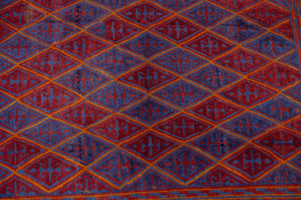 Red Tribal Persian Meshwani Wool Rug 190cm x 160cm