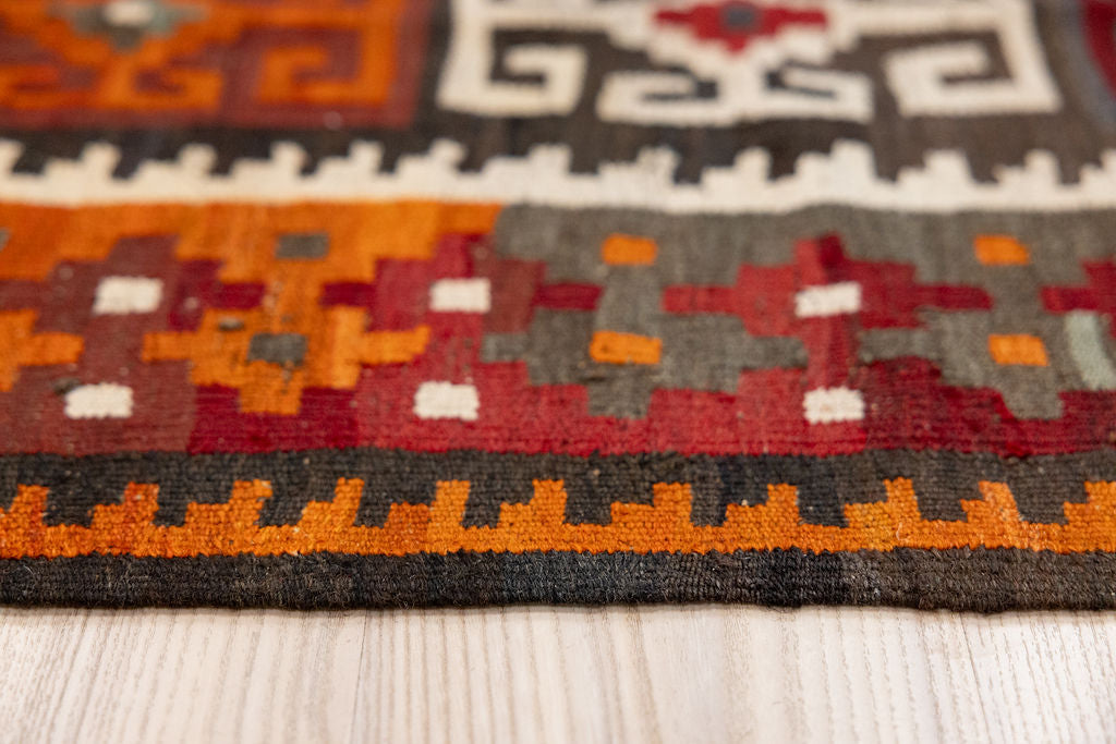 Vintage c.1980's Persian Wool Kilim 291cm x 224cm