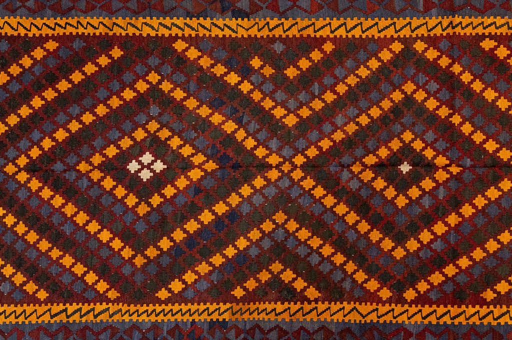 Vintage c.1980's Persian Wool Kilim 272m x 154cm