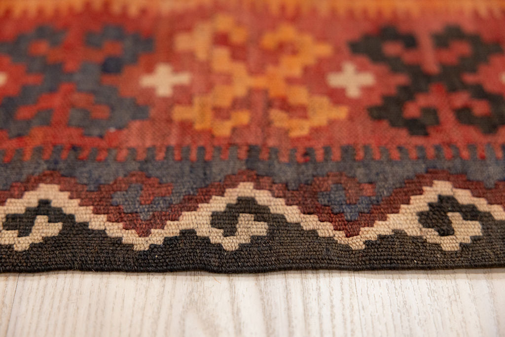 Vintage c.1960's Persian Wool Kilim 253cm x 203cm