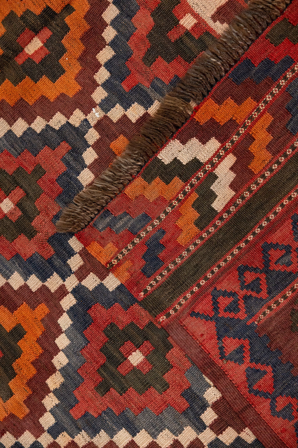 Vintage c.1980's Persian Wool Kilim 290cm x 214cm
