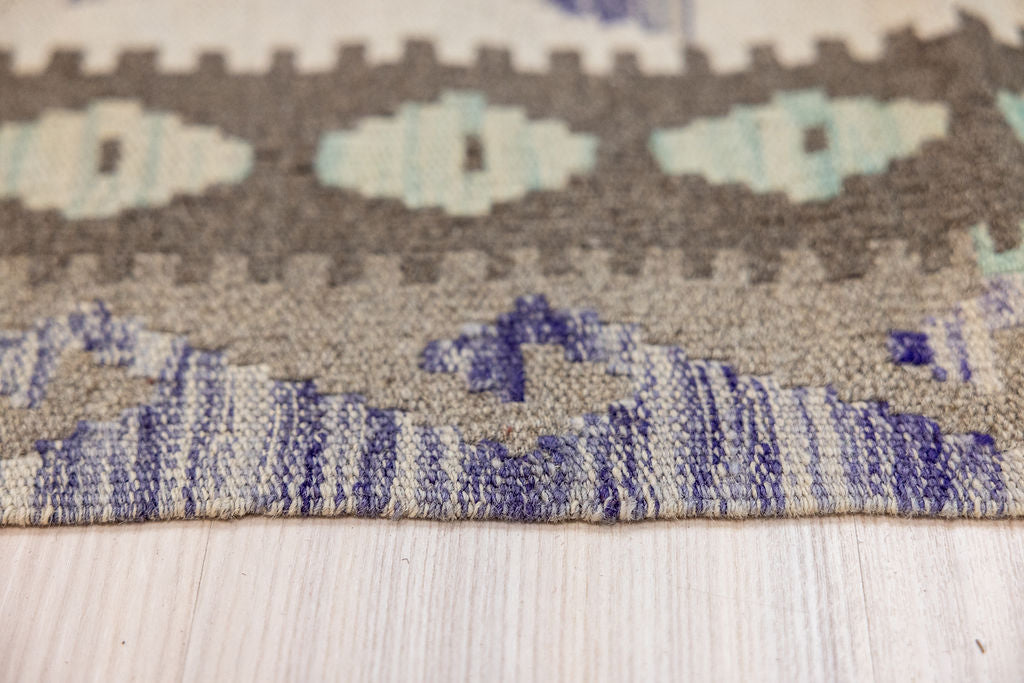 Muted Afghan Boho Wool Kilim 149cm x 103cm