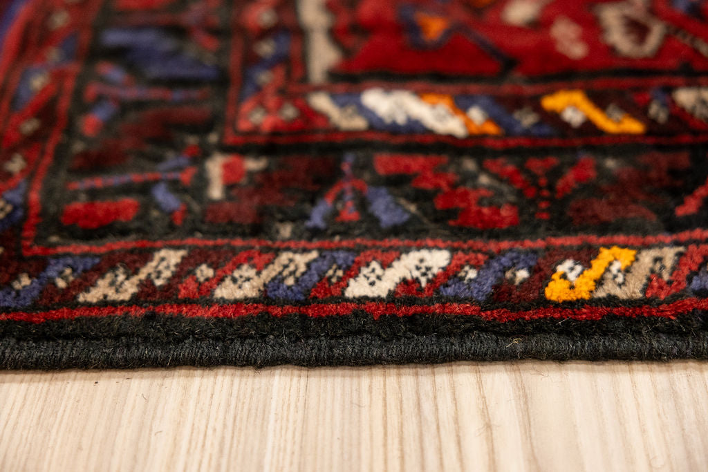 Red Persian Sumak Wool Rug 187cm x 120cm