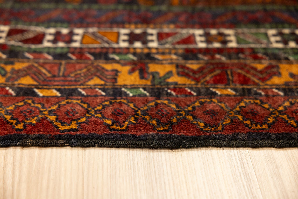 Vintage Persian Baluchi Wool Rug 190m x 108cm