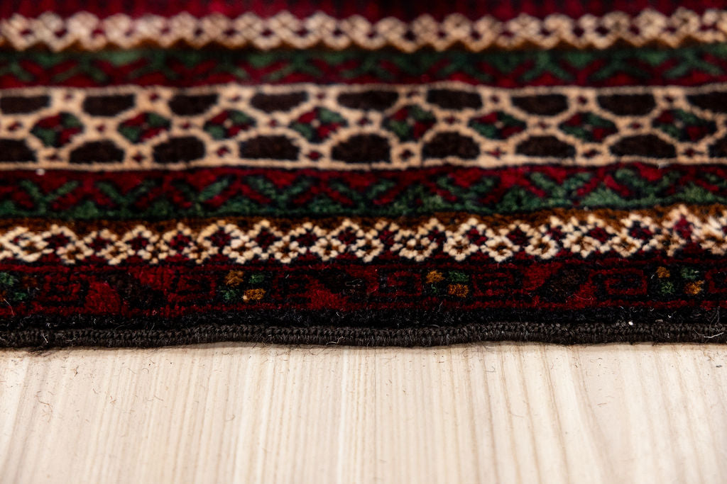 Vintage Persian Baluchi Wool Rug 208cm x 115cm
