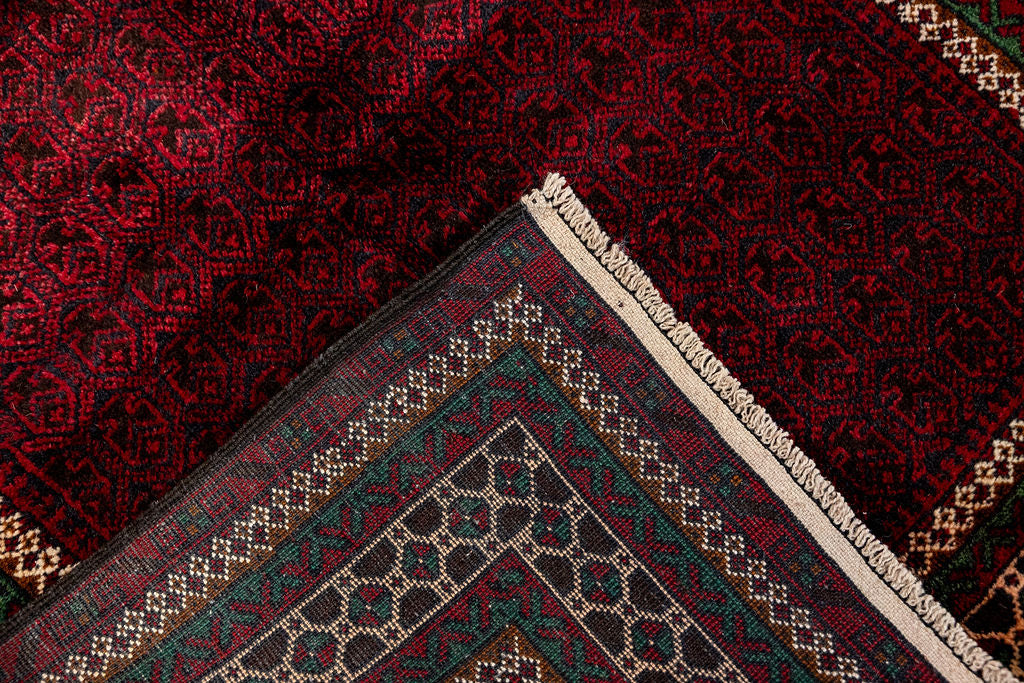 Vintage Persian Baluchi Wool Rug 208cm x 115cm
