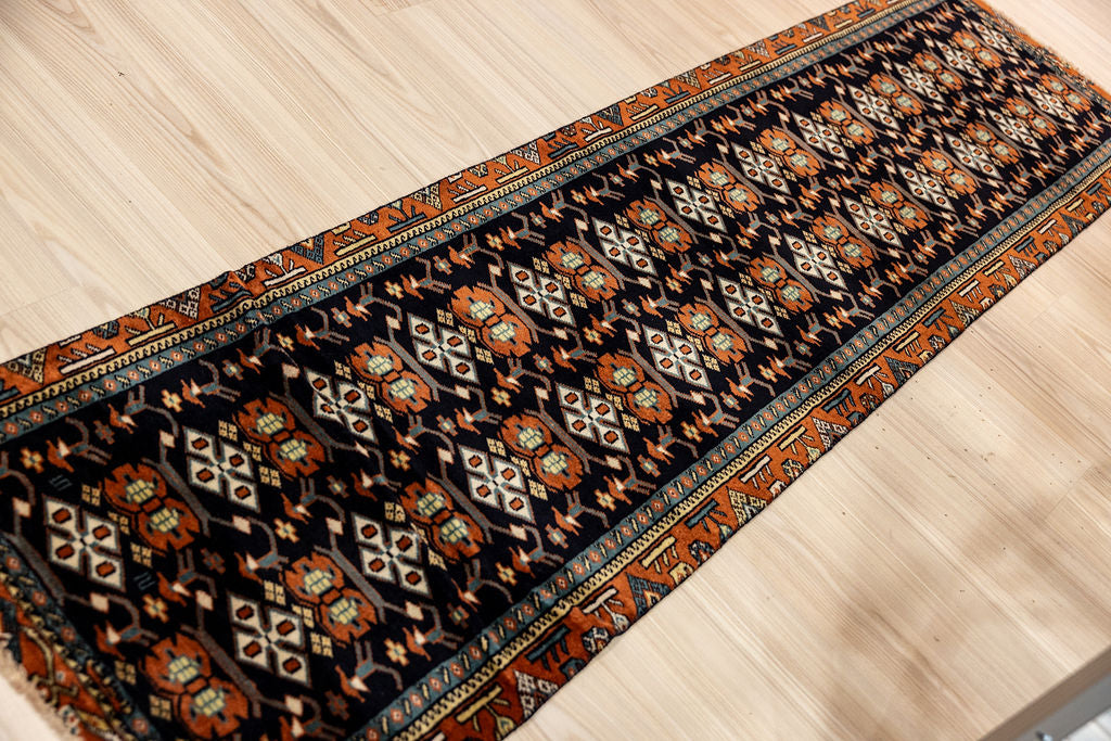 Persian Herati Wool Runner 211cm x 58cm