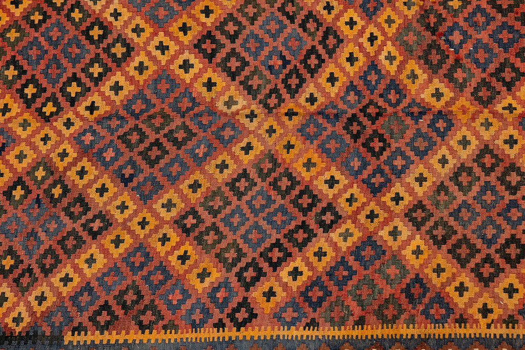 Vintage c.1970'S Persian Wool Kilim 289cm x 190cm