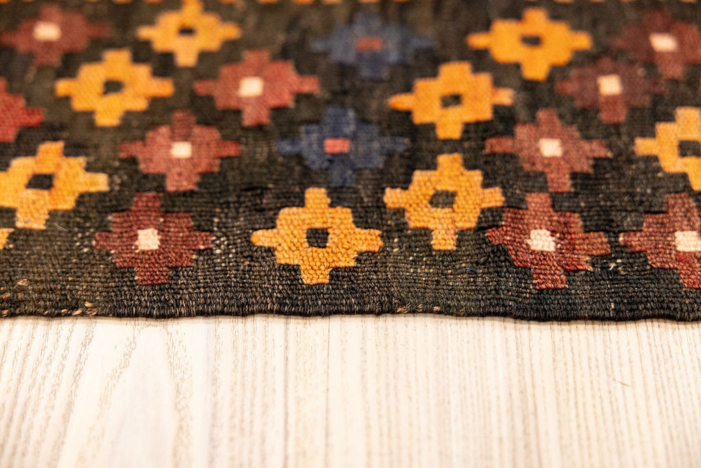 Vintage c.1970'S Persian Wool Kilim 289cm x 190cm
