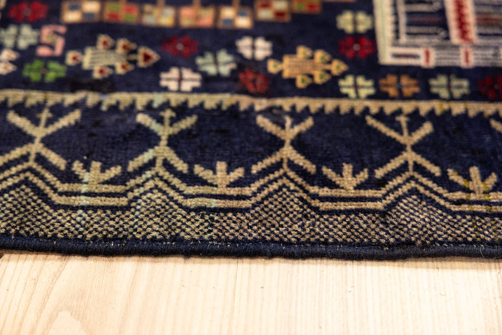 Vintage Persian Baluchi Wool Rug 178cm x 96cm