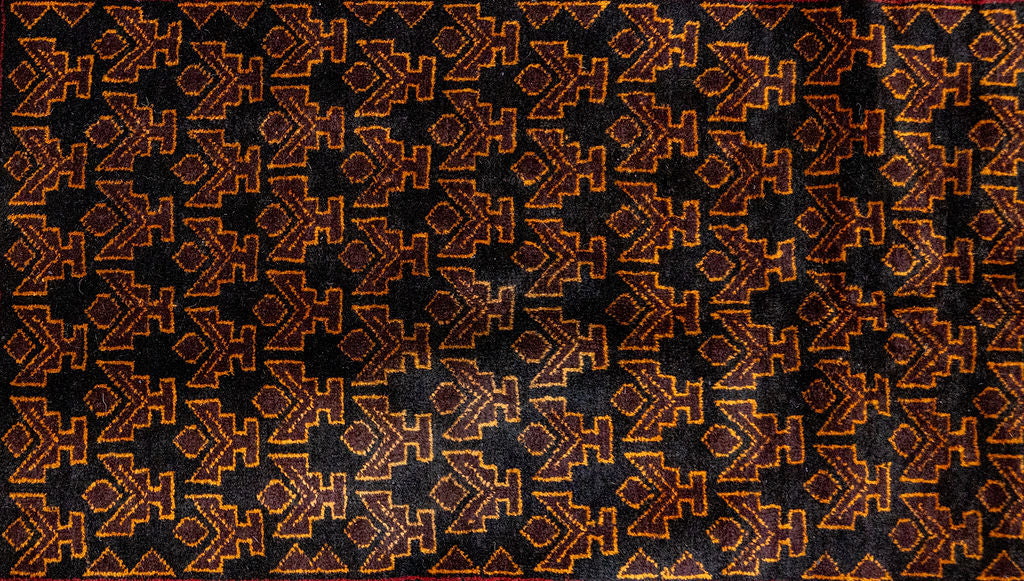 Vintage Persian Baluchi Wool Rug 183cm x 103cm