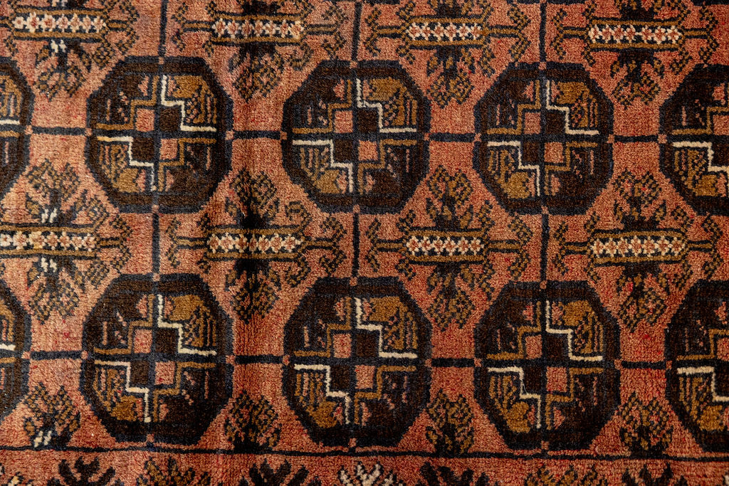Vintage c.1970's Afghan Bokhara Wool Rug 120cm x 88cm