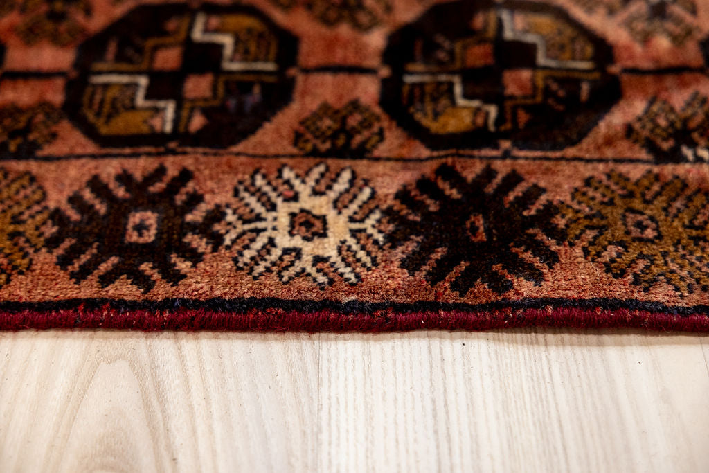 Vintage c.1970's Afghan Bokhara Wool Rug 120cm x 88cm